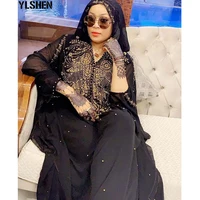 eid mubarak abaya dubai muslim kaftan ramadan hijab dress african kimono femme abayas women turkey chiffon plus size robe boubou