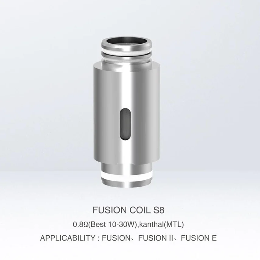 10 шт. Vaptio Fusion катушки 0 25/0 5/Ом S2 S5 S8 для Fusion/2/SP/F/E Kit 30 50 Вт испаритель катушка