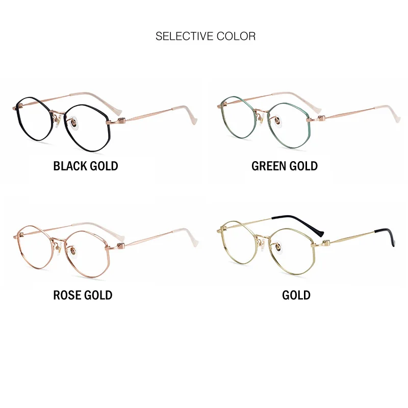 Мужские очки MUZZ из чистого титана оправа для женщин и мужчин ультралегкие