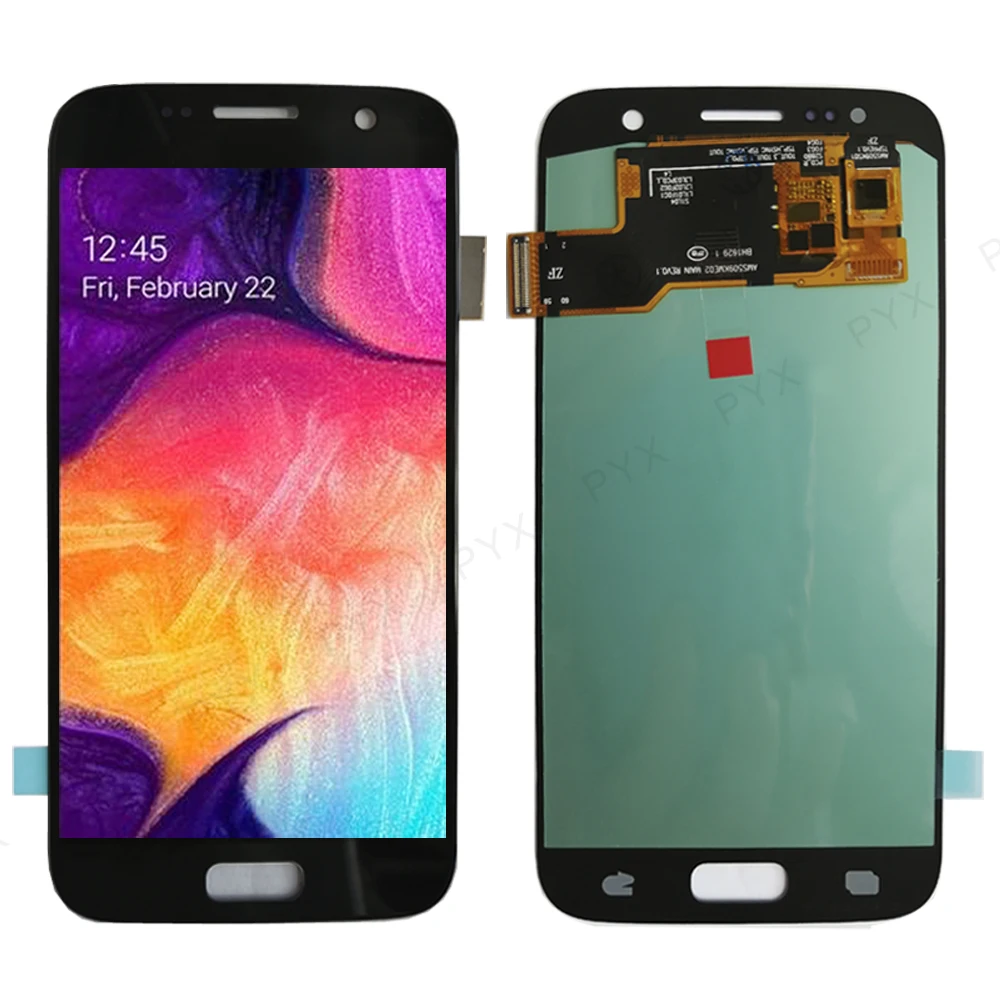ЖК дисплей с дигитайзером для SAMSUNG GALAXY S7 G930A G930F сенсорным экраном TFT регулируемый