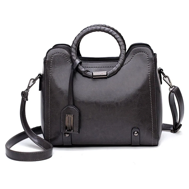 Gray Handbag Роскошная женская сумка, новая модная MS сумка через плечо, дизайнерские сумки от известного бренда, женские сумки, сумки с высокой вместительностью - Цвет: Gray Handbag