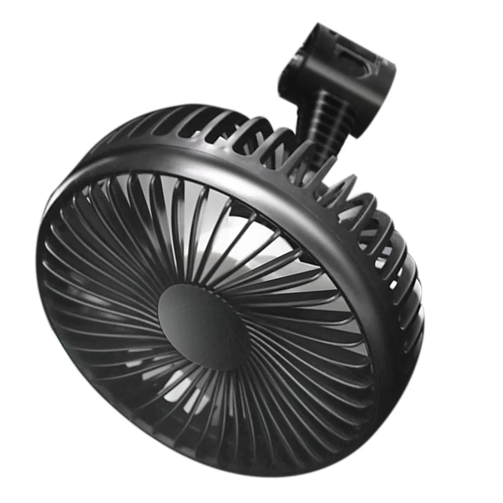 

Car Fan Car Electric Fan 360 Rotatable Auto Cooling Cooler Fan 12.4*1.2*7.5CM