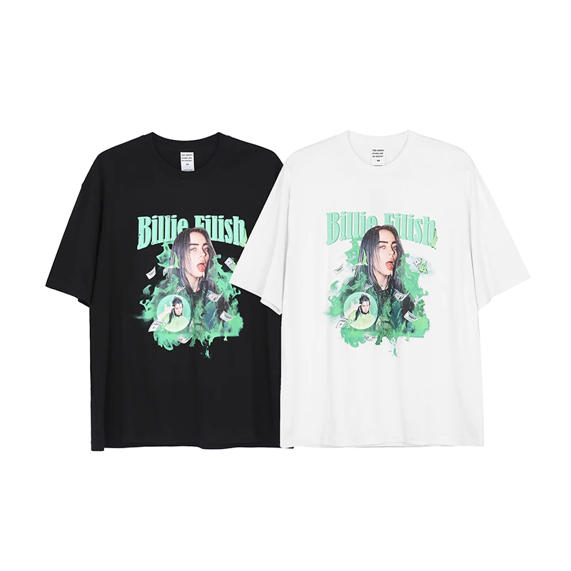 

Harajuku Character Letter Print Short Sleeve Mens Tshirts Oversize Streetwear Crew Neck Cotton Loose Casual T-shirt