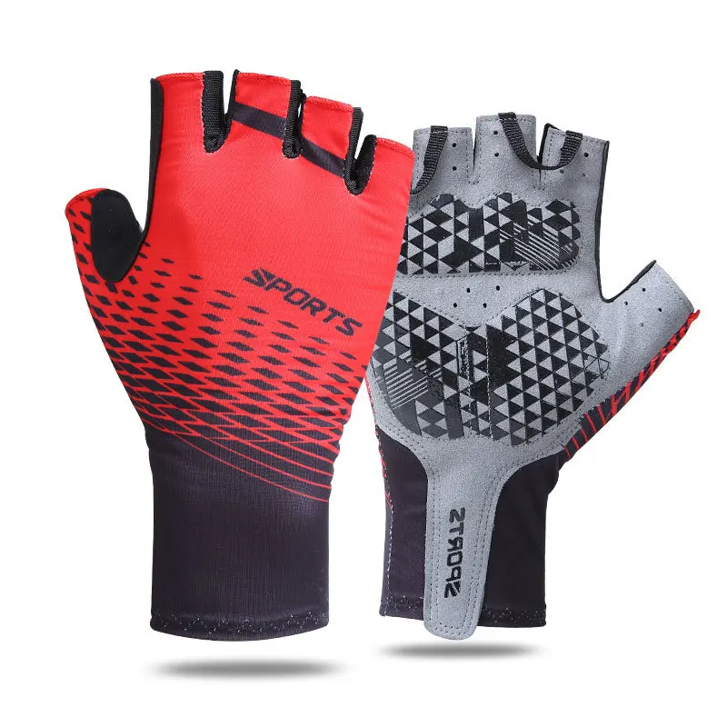 

Men's breathable, sweat-absorbent, non-slip half-finger sports cycling gloves