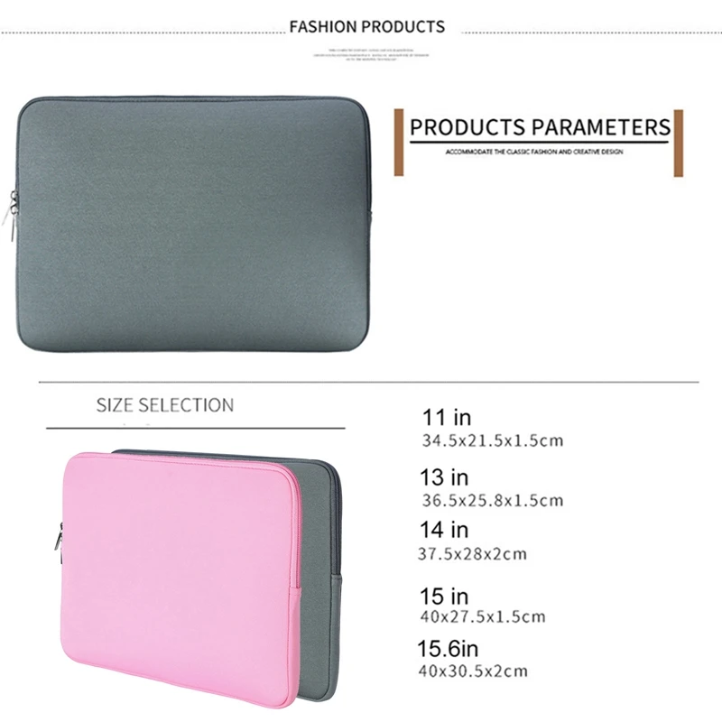 

11 to 15.6 Inch Laptop Storage Bag Simple Portable Computer Bag with Tablet Liner Bag Laptop Sleeve Cover Pocket Notebook Case