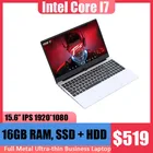 Игровой ноутбук GMOLO, 15,6 дюйма, Core I7, металлический, 16 ГБ или 8 ГБ ОЗУ 512 ГБ или 256 ГБ SSD + дополнительный жесткий диск 1 ТБ IPS HD creen, ноутбук