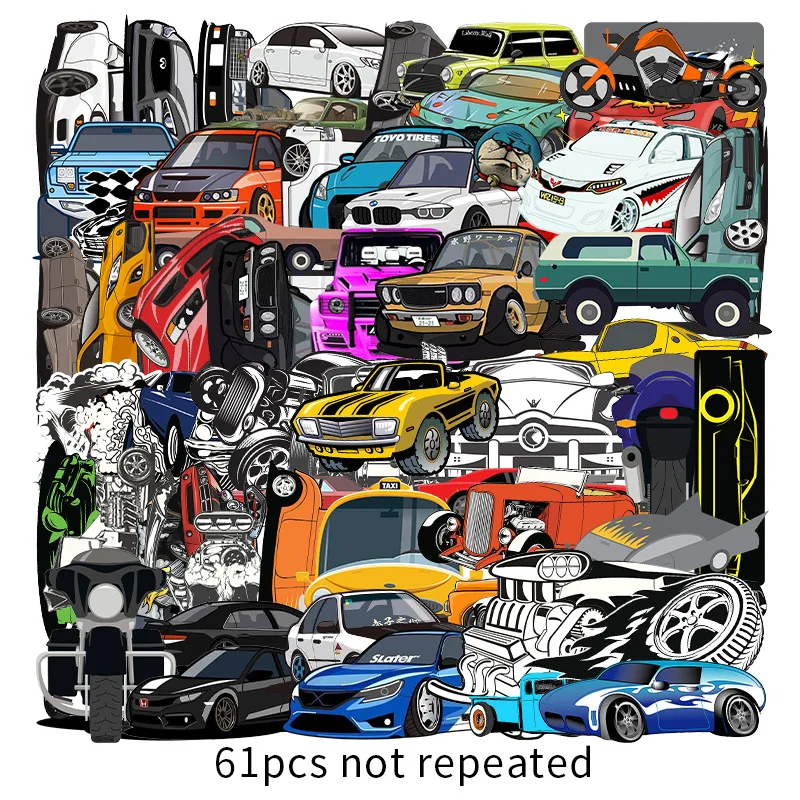 

Car pattern graphics Sports car sign logo stickers for Car Snowboard Bicycle Luggage Skateboard laptop Graffiti decal Sticker