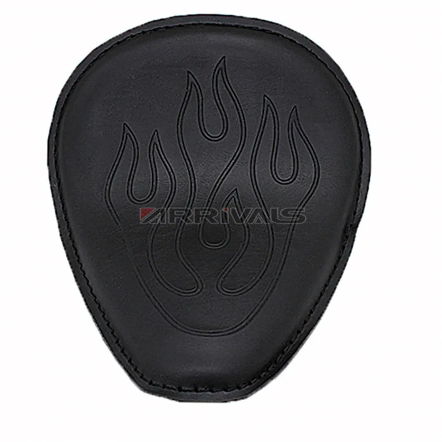 Коричневая Кожаная Весенняя подушка на сиденье водителя мотоцикла для Harley Honda