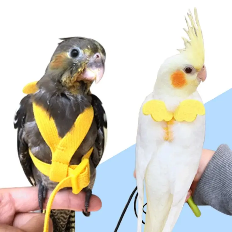 Регулируемый поводок для птиц шлейка домашних животных тренировок на открытом