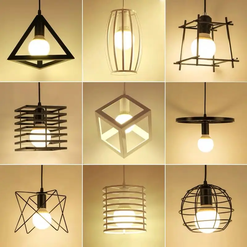 Маленькая люстра в стиле ретро индастриал креативная индивидуальная лампа для