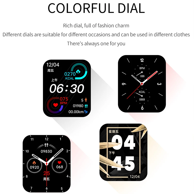

2021 New Xiaomi Mijia Smart Watch Heart Rate Blood Pressure Bluetooth Call High-definition Full Screen Multi-sports Smartwatch
