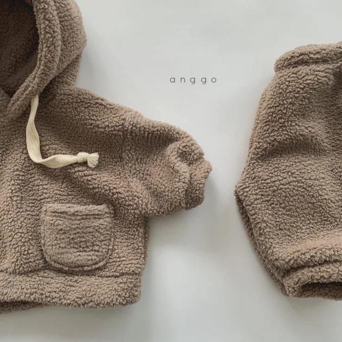 Коллекция 2022 года зимние утепленные флисовые толстовки с капюшоном для малышей