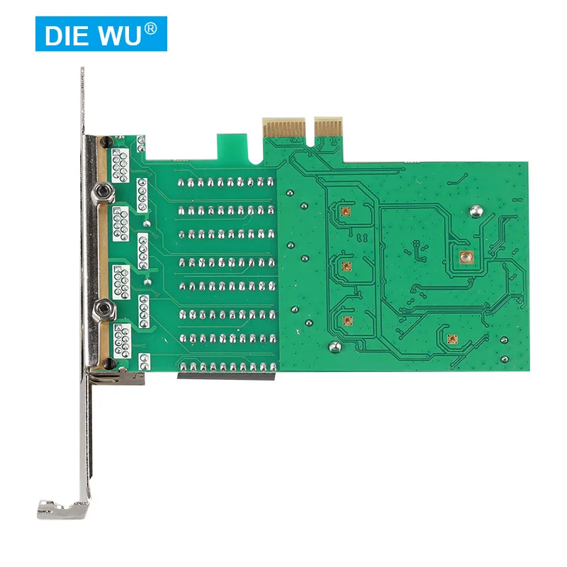 

TXA066 4 port gigabit network card 4 RJ45 port PCI-E Network adapter with realtek 8111H Server Network Card