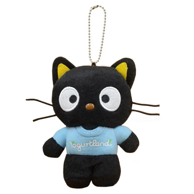 

Cute Chococat Black Cat Plush Keychain Key Chain Animal Cartoon Kawaii Keychains Kids Toys for Girls Children Small Gifts