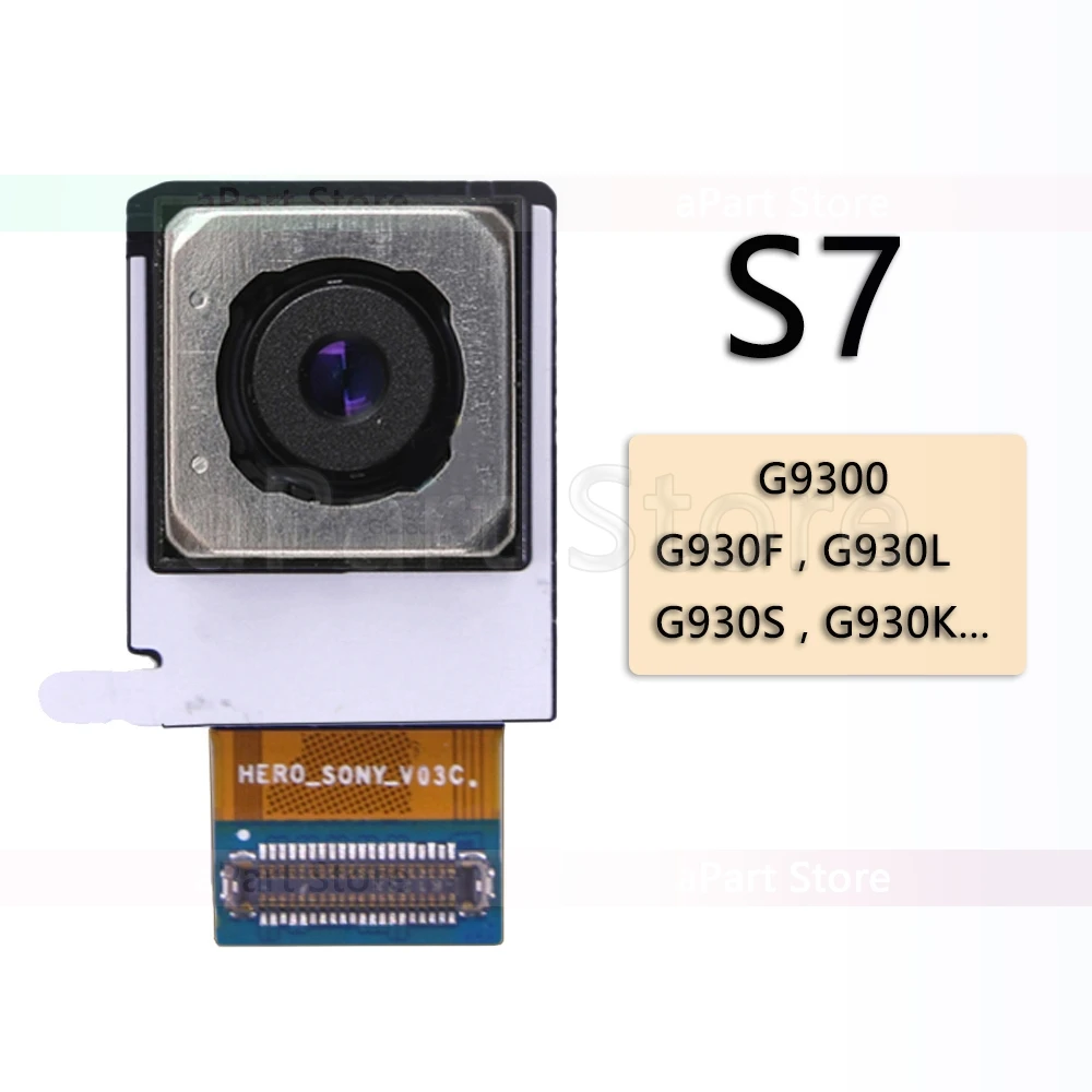 Задняя камера Flex для samsung Galaxy S8 Plus G950f G955f S7 Edge S9 G960F G965F Plus основная задняя камера шлейф Замена - Цвет: S7 G930F