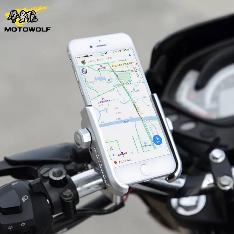 Мотоцикл motowolf перчатки/360 градусов Универсальный велосипед алюминиевый сплав