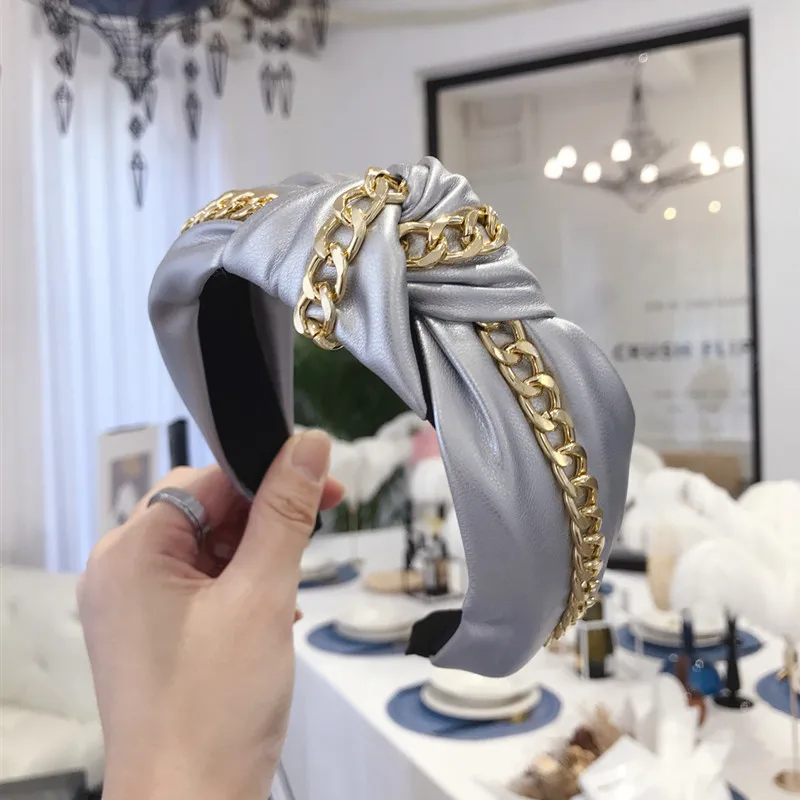 Модные однотонные головные уборы женские аксессуары для волос новинка повязки