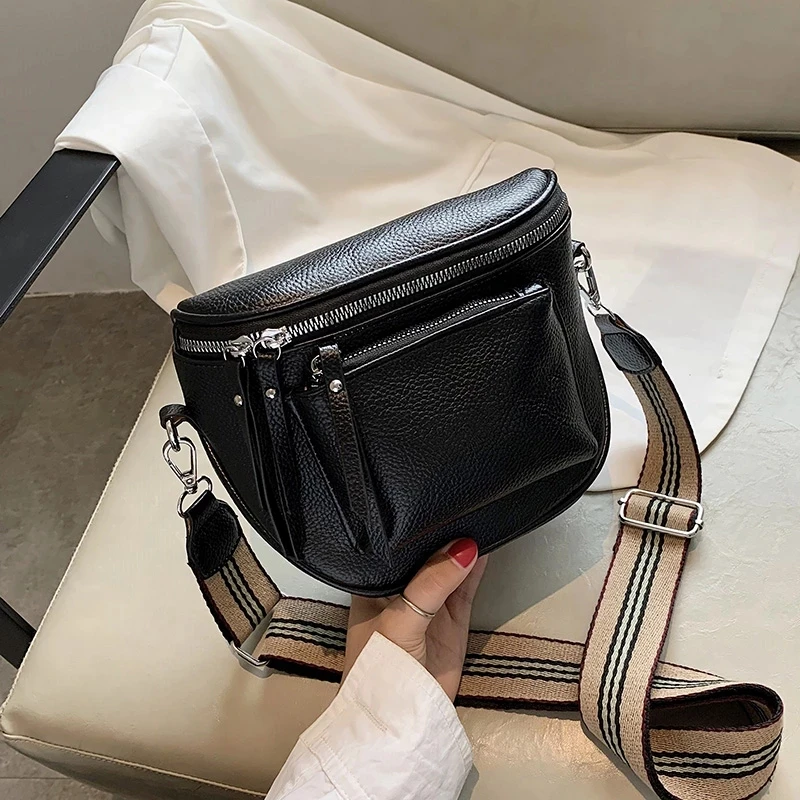 

Сумка-мессенджер через плечо в стиле ретро для женщин, роскошные дизайнерские дорожные сумки с широким ремешком на плечо, дамские сумочки д...