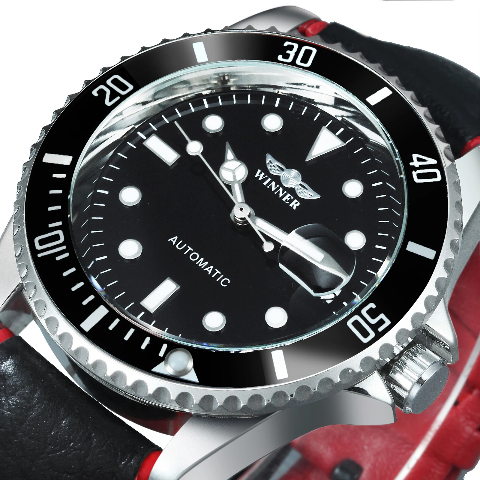 Часы наручные WINNER Мужские механические брендовые роскошные классические