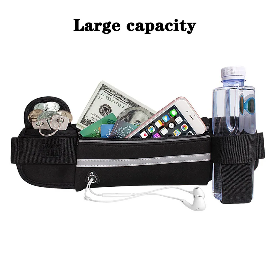 Уличная Сумка для бега ремень Водонепроницаемая поясная сумка телефона пакеты