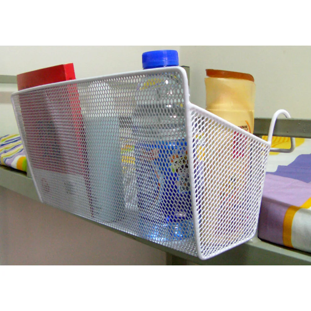 

Mesh Storage Basket Dormitory Bedside Book Storage Basket Household Convenient Hanging Kitchen Bathroom Bandeja Dealmacenamiento