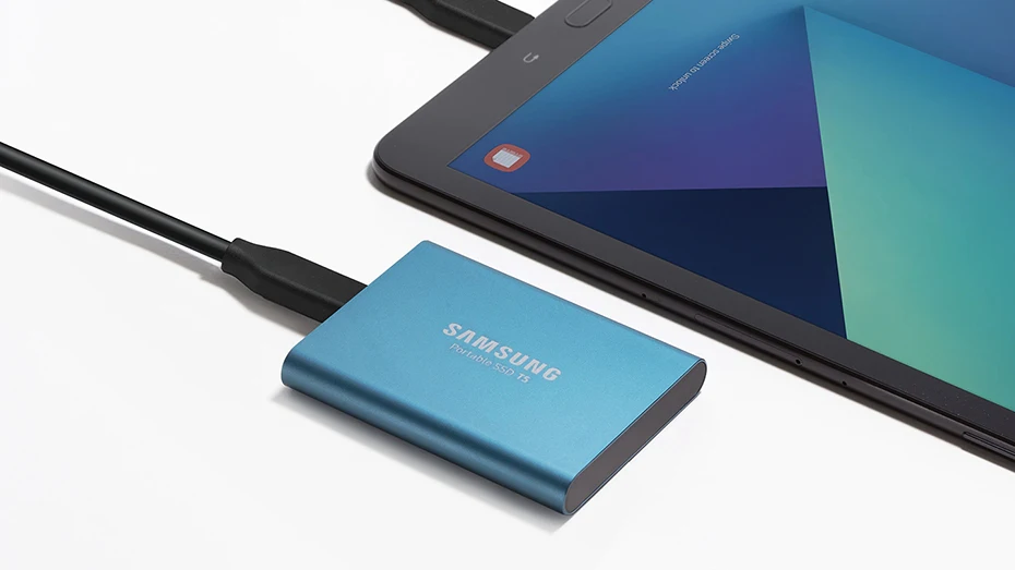 Samsung T5 портативный SSD 250 ГБ 500 1 ТБ 2 ТБ USB3.1 Внешние накопители USB 3,1 Gen2 и обратная совместимость с USB для ПК