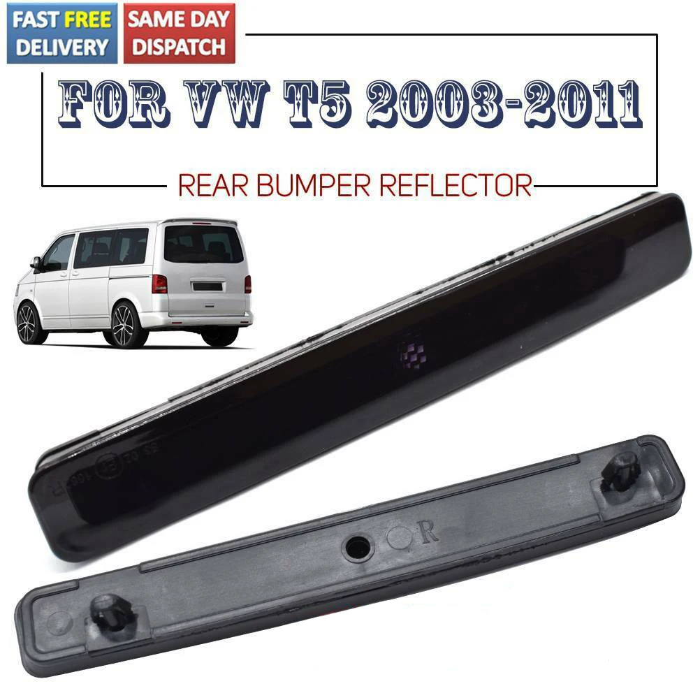 

For VW Transporter T5 03-11 Multivan Black Smoked Rear Bumper Reflector Light Led Lights Car Accessories Interior Parts For Auto