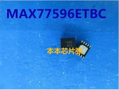 

MAX77596ETBC MAX77596 Silkscreen AAC BAC QFN-10 pin