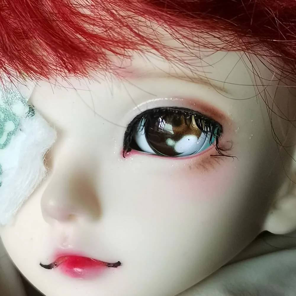 10 мм кукольные глаза 8-22 bjd кофейного цвета Мультяшные для 1/8 1/6 1/4 1/3 кукольная