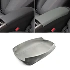 Для Toyota Prius 2004 2005 2006 2007 2008 микрофибра кожа центральной консоли крышка коробки подлокотника отделкой серый