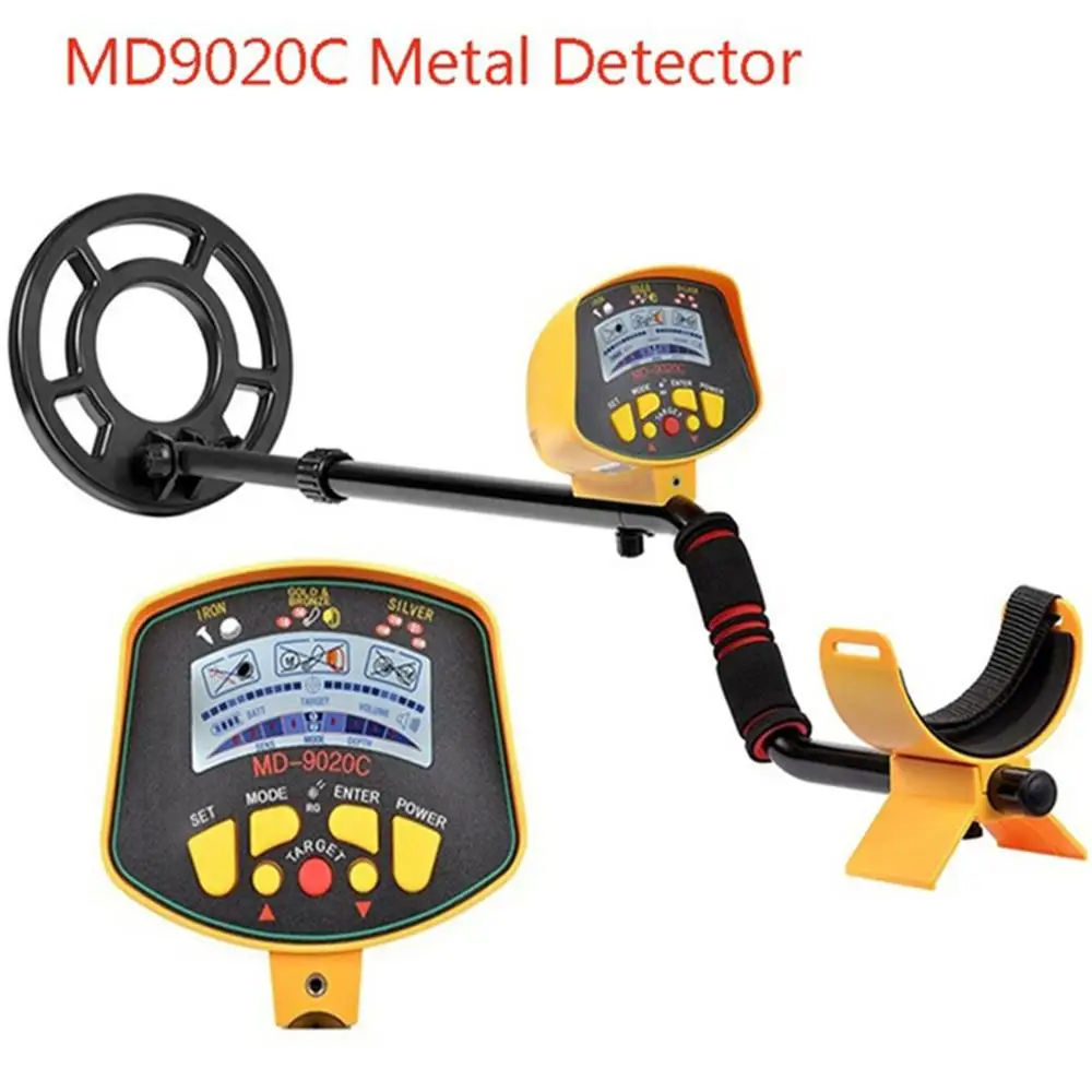 

MD-9020 Underground Metal Detector Professional Hnadheld Length Adjustable High Sensitivity LCD Display Treasure Gold Detector