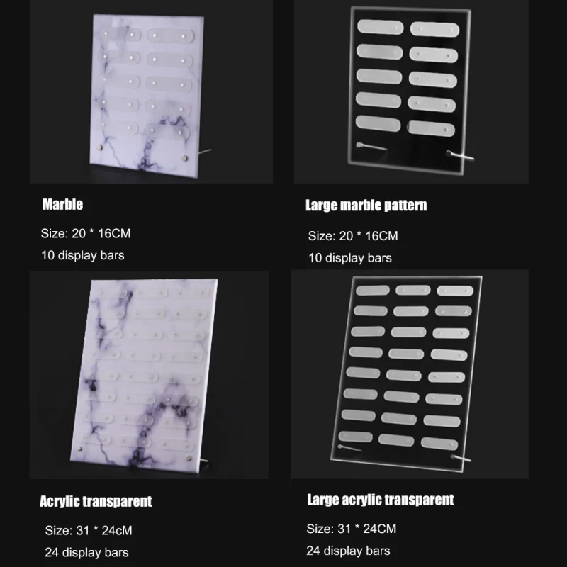 Прозрачная акриловая Пыленепроницаемая демонстрационная подставка для дизайна