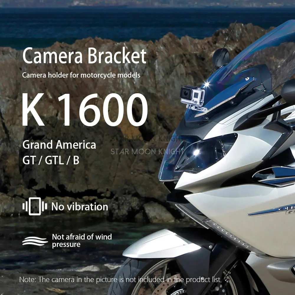 Для BMW K1600GT K1600 K 1600 B GA GT GTL мотоциклетный рекордер BikeGP держатель для камеры GoPro