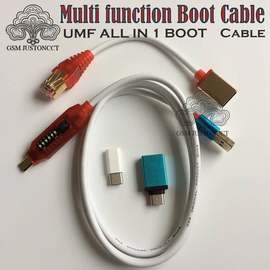 Многофункциональный кабель для загрузки все в одном (легко переключать) Micro USB RJ45