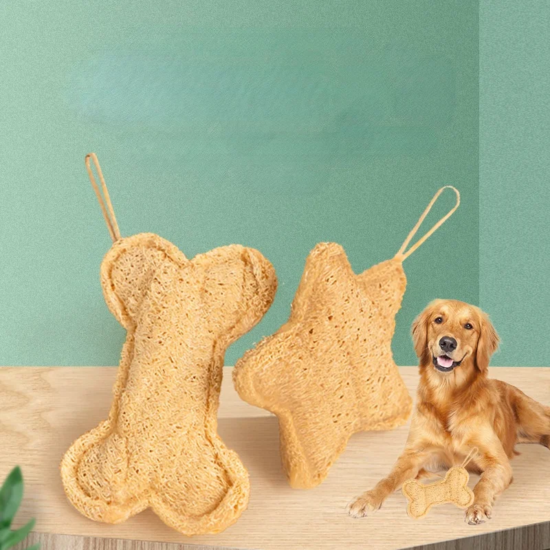 Игрушка для домашних питомцев новая Loofah звезда кости щенки чистые зубы Защита от