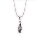 Ожерелье с подвеской перо Томаса, украшение в стиле Rebel Heart, подарок для мужчин и женщин TS my N119