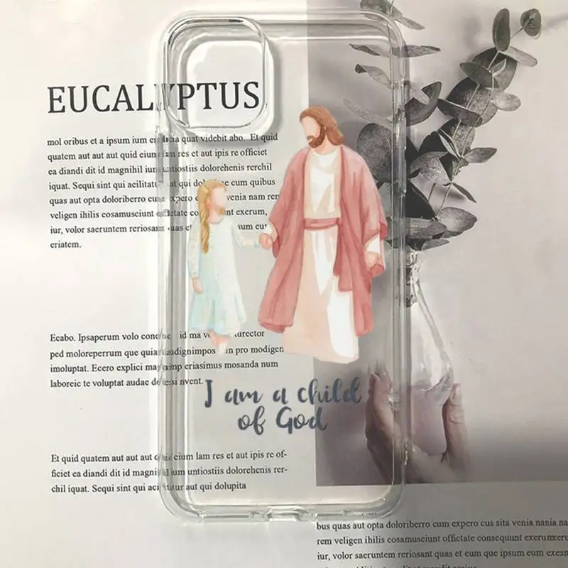 new faith christian religious jesus clear phone case for iphone 11 12 13 mini pro xs max 8 7 6 6s plus x 5s se 2020 xr case free global shipping