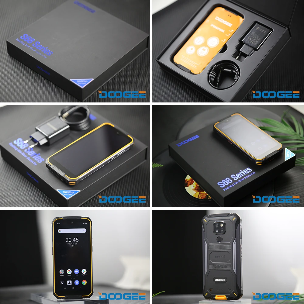 Защищенный смартфон DOOGEE S68 Pro 6 ГБ + 128 Восьмиядерный 21-мегапиксельная камера