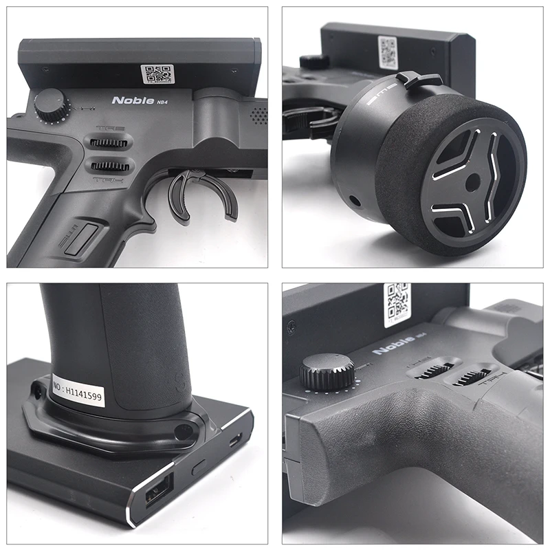 Flysky-controlador Noble FS-NB4, 2,4G, 4ch, con receptor de FS-FGR4P, para coche y barco a control remoto-4