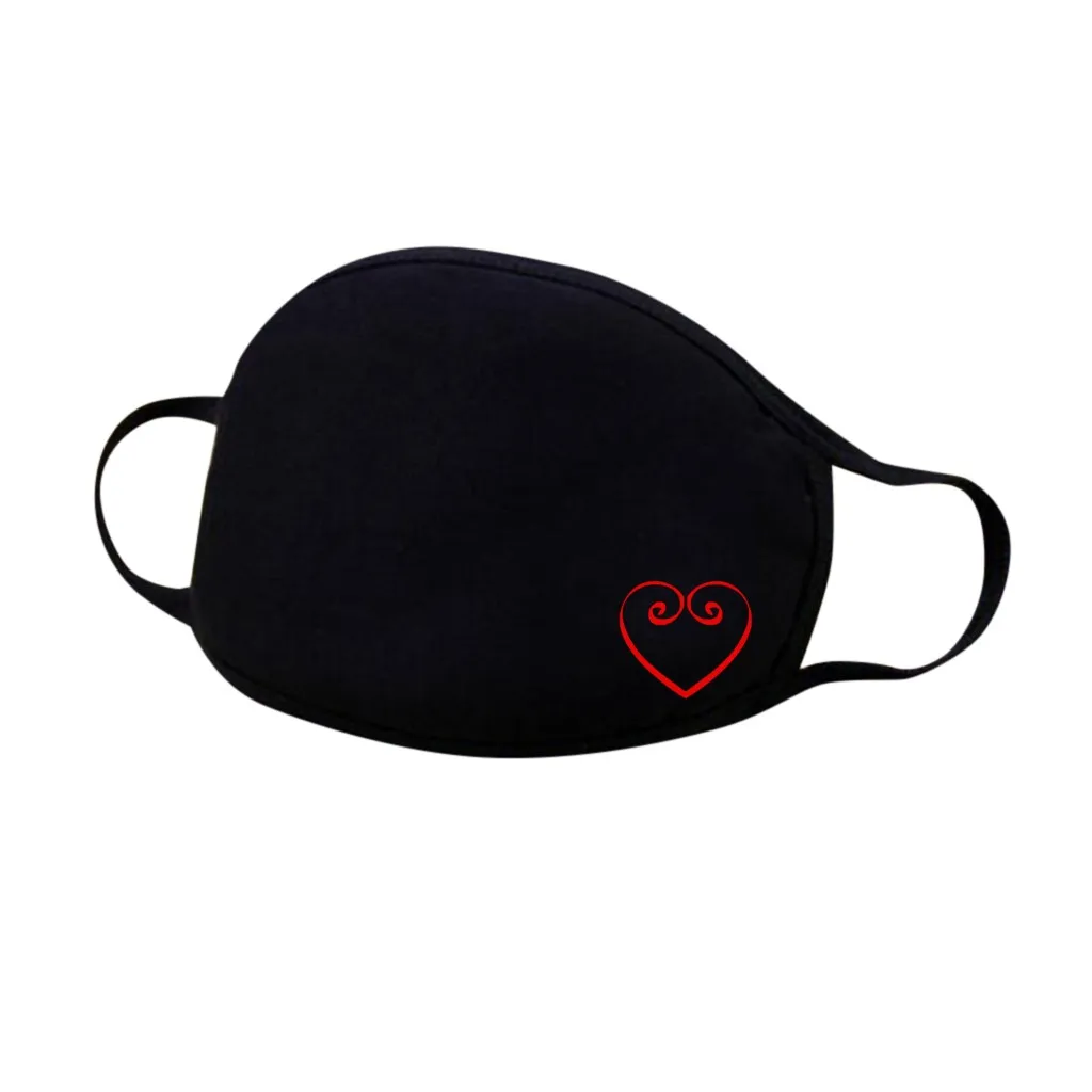 

Free Size Print Washable Dustproof Breathable Multi-Purpose Black Face Cover Breathable Mascarillas Reusable Washable Facemask