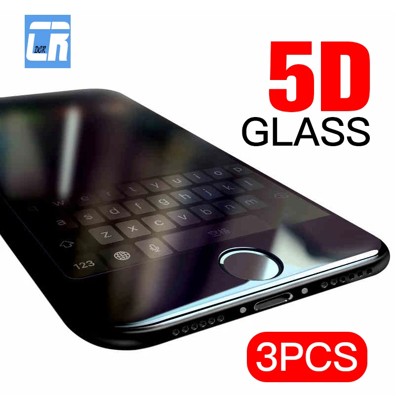 Защитное стекло 4D 5D для iPhone 11 Pro Max SE полное покрытие Защита экрана X XR XS MAX 8 7 6 Plus