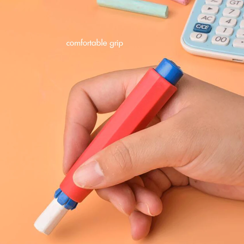 10 шт./компл. Пластик доска Регулируемый мелом клип Мел с держателем для учителей