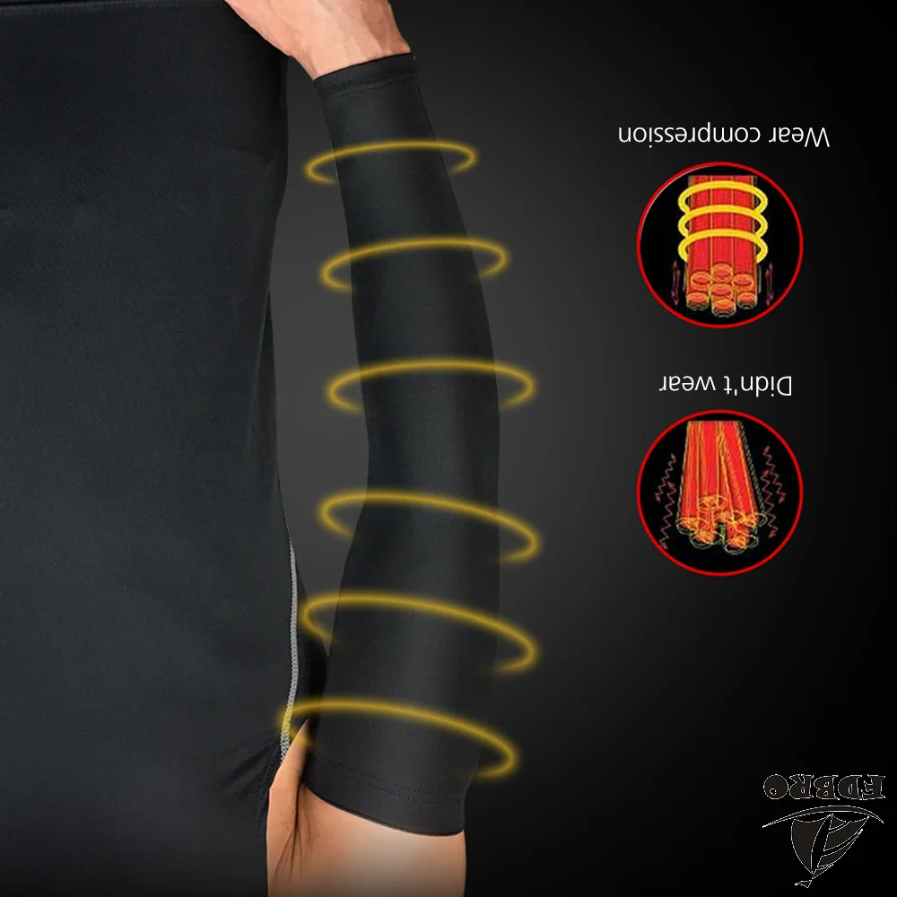 FDBRO 1 пара дышащая защита от ультрафиолета рукава для бега баскетбольная