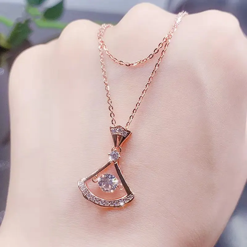 

2021 new ins not fade purse Necklace Korean version simple temperament clavicle chain hot sale for best friend