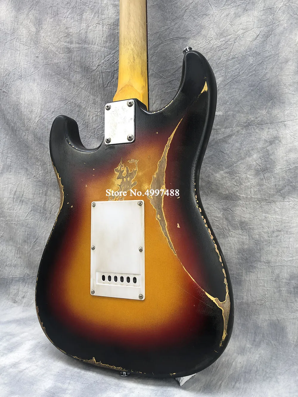 Электрическая гитара Sun color relic ручное старинное оборудование нитроцеллюлоза
