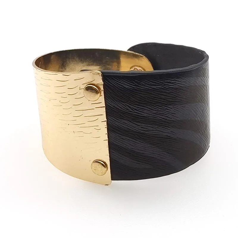 Модные леопардовые панковские браслеты для женщин 2020 винтажный кожаный браслет