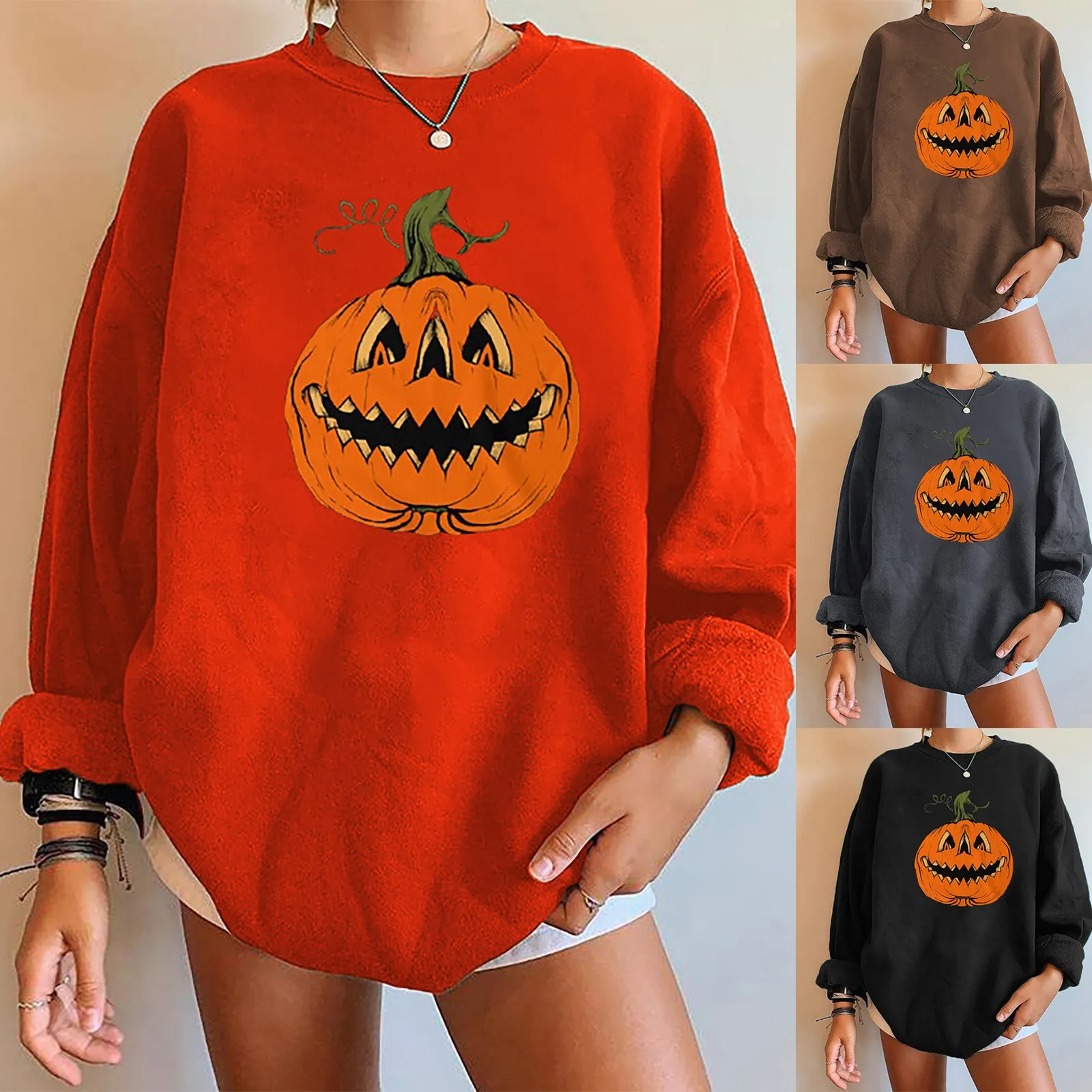 

Женская свободная толстовка с капюшоном, пуловер с забавным принтом, свитер в стиле оверсайз, осень 2021