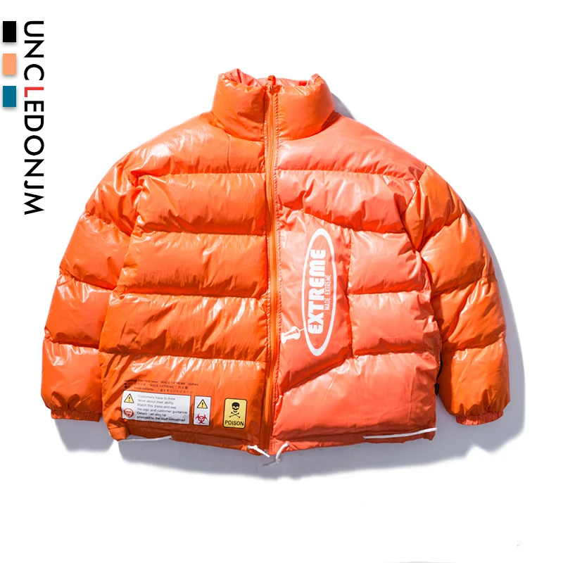 UNCLEDONJM парка Мужская Новая зимняя мужская куртка пальто однотонные Цветные парки