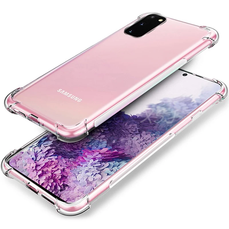 

Shockproof Phone Case For Samsung Galaxy S20 S21 Plus S21 Ultra A11 A21 A31 A50 A51 A70 A71 Silicone Case Back Cover