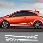 Автомобильные аксессуары, украшения гоночного автомобиля, оберточная пленка, гоночные наклейки, автомобильные наклейки на талию, наклейки для Opel OPC Mokka Astra Vectra